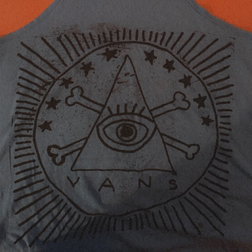 cropped vans tank top